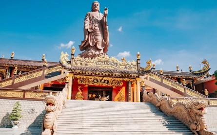 Chùa Kim Tiên – Điểm đến mới toanh cực đẹp ở An Giang