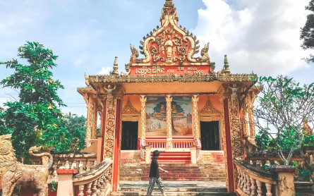 Chùa Som Rong – Ngôi chùa Khmer tuyệt đẹp ở Sóc Trăng
