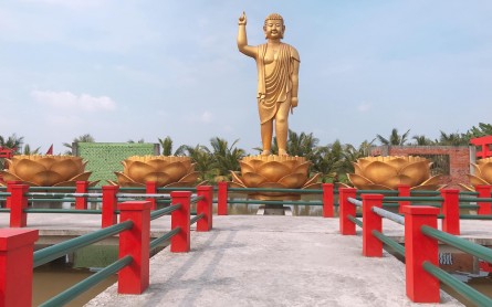 Vãn cảnh Chùa Phật Học 2 ở Sóc Trăng