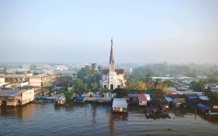 Chiêm ngưỡng kiến trúc tuyệt đẹp của Nhà Thờ Cái Bè – Tiền Giang