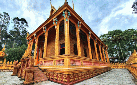 Chùa Phù Ly – Ngôi chùa Khmer tuyệt đẹp trên đất Vĩnh Long