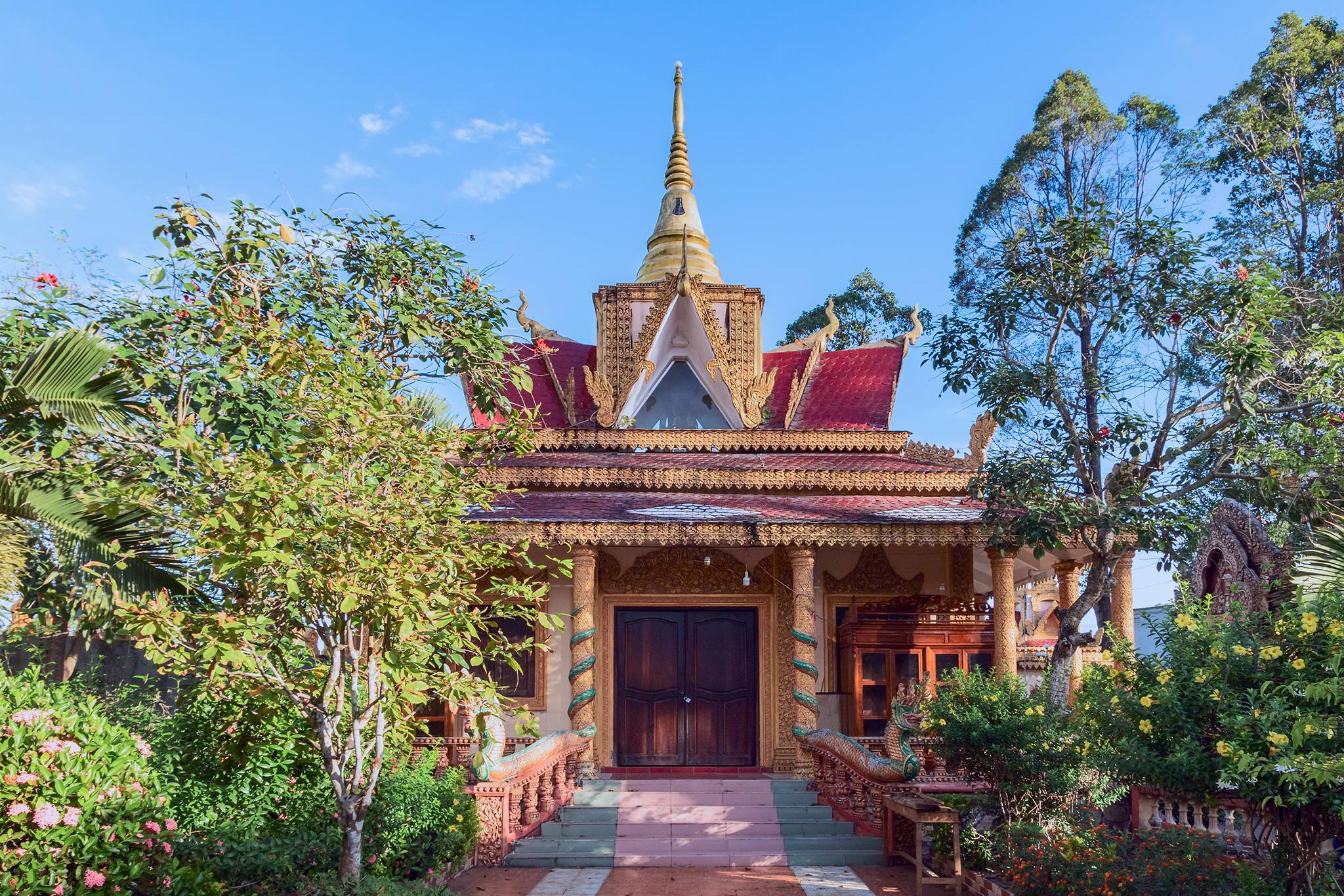 Ngôi chùa Khmer  tuyệt đẹp