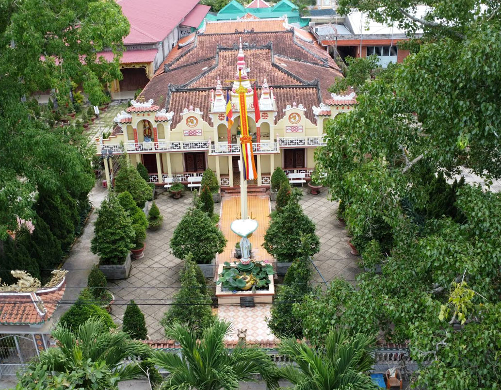 Chùa Tiên Châu trên Cù Lao An Bình