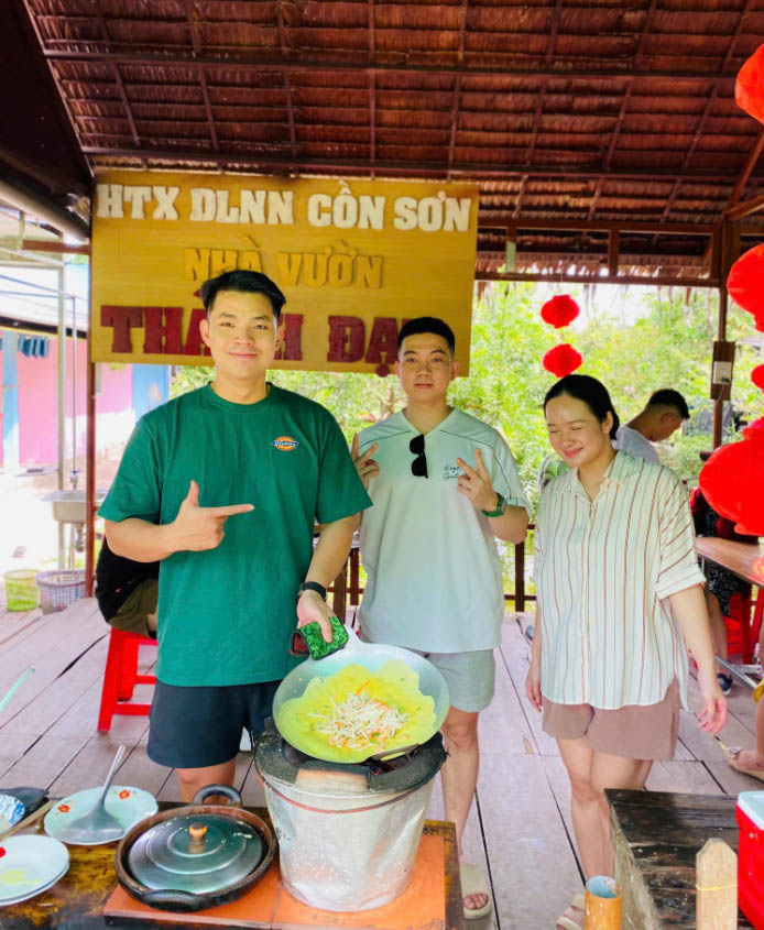 Trải nghiệm làm bánh dân gian