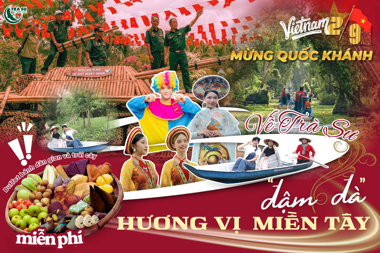 Rừng Tràm Trà Sư tổ chức nhiều hoạt động hấp dẫn dịp lễ 2-9