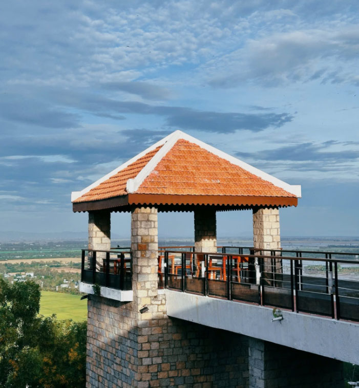 Phong cảnh nhìn từ Victoria Nui Sam Lodge